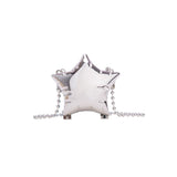 My Little Thieves Metallic Star Clutch Bag Silver | Kids