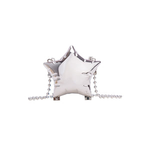 My Little Thieves Metallic Star Clutch Bag Silver | Kids