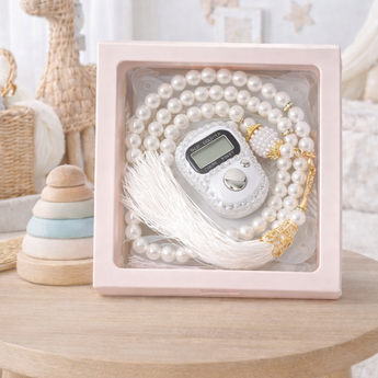 My Little Thieves Pearl Digital Tasbeeh Counter Gift Set For Girls