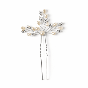 My Little Thieves Pearl Silver Hair Pin Set | Special Occasion - My Little Thieves