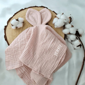 My Little Thieves Personalized Baby Snuggle Bunny Comforter Perfect Gift | Comforter