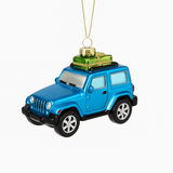 My Little Thieves Personalized Blue Car Holiday Ornament