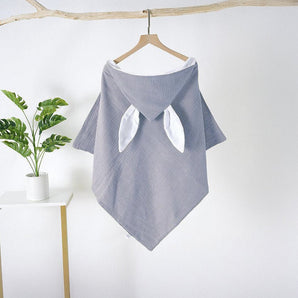 My Little Thieves Personalized Bunny Hooded Towel Organic & Adorable | Bath Towel