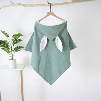 My Little Thieves Personalized Bunny Hooded Towel Organic & Adorable | Bath Towel