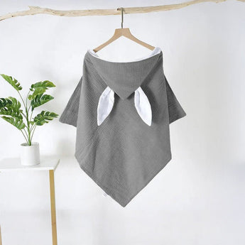 My Little Thieves Personalized Bunny Hooded Towel Organic & Adorable | Bath Towel