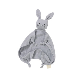 My Little Thieves Personalized Bunny Muslin Baby Comforter | Comforter