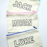 My Little Thieves Personalized Diy Pencil Pouch & Markers Perfect Party Favors | Party Favors