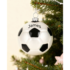 My Little Thieves Personalized Football Holiday Ornament