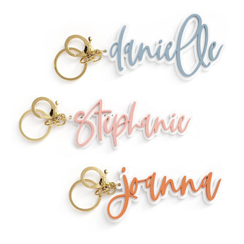 My Little Thieves Personalized Kids Name Keychains | Party Favors