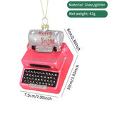 My Little Thieves Personalized Merry Bright Ornament Pink