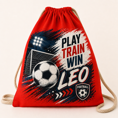 My Little Thieves Personalized Recycled Cotton Drawstring Bag | Custom Party Favor