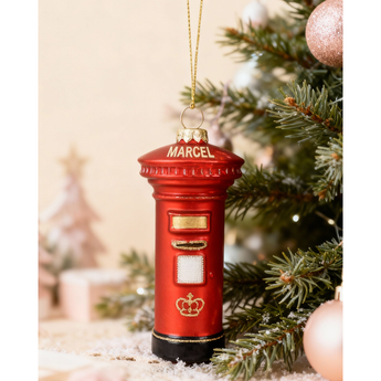 My Little Thieves Personalized Santas Post Ornament