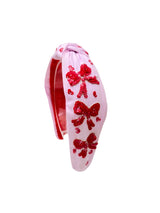 My Little Thieves Pink Bow Red Girls Headband | Kids