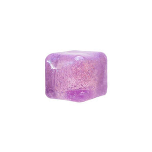 NEEDOH Nice Cube Glitter And Glow Squishy Fidget Toy Purple