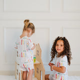 Nohm Alwan Short Sleeve Pyjama | Kids Colourful Sleepwear