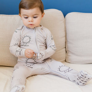 Nohm Sobh Smart Baby Onesie Pyjama | Arabic Morning Greeting Design