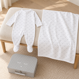 LIVLY Mini Sleeping Wink Footie & Blanket Baby Gift Set