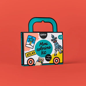 Mini Coloring Kit for Kids Eco-Friendly Handmade Gift