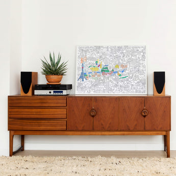 Omy Eco-Friendly Giant Kids' Coloring Poster -100 x 70