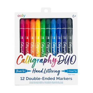 Calligraphy Duo: Double-Ended Markers (Set of 12)