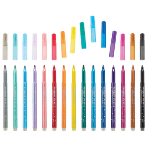 Rainbow Sparkle Glitter Markers - Set of 15
