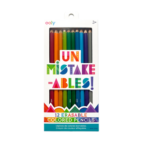 Un-Mistake-Ables!: Erasable Colored Pencils (Set of 12