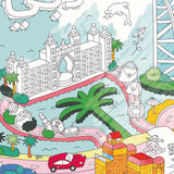 Omy Eco-Friendly Giant Kids' Coloring Poster -100 x 70