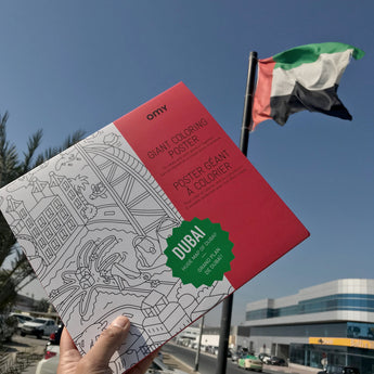 Omy Eco-Friendly Giant Kids' Coloring Poster -100 x 70