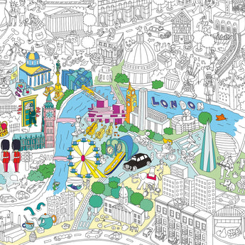 Omy Eco-Friendly Giant Kids' Coloring Poster -100 x 70