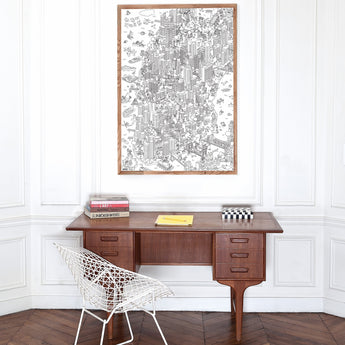 Omy Eco-Friendly Giant Kids' Coloring Poster -100 x 70