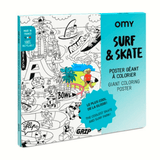 Omy Eco Friendly Kids' Colouring Posters | Fun Animal & Jungle Designs