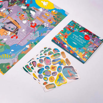 Omy Eco-Friendly Giant Kids' Coloring Poster -100 x 70