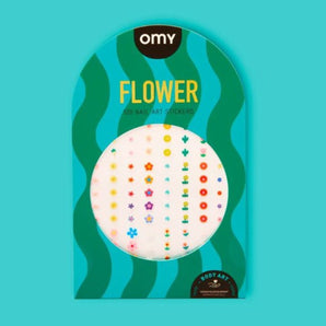 Omy-Kids' Nail Art Stickers with Fun Flower and Yummy Designs