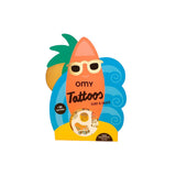 Omy Kids' Temporary Tattoos | Fun Dinosaur & Glow In The Dark Designs