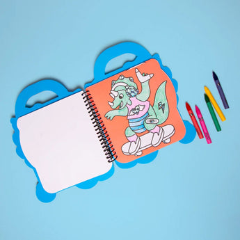 Omy Eco Friendly Sticker & Activity Book For Kids | Neon & Holographic Fun - My Little Thieves