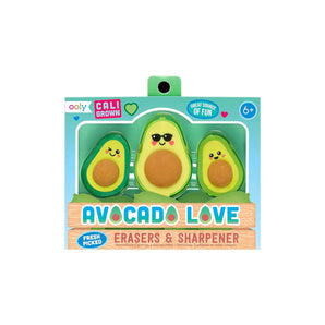 Ooly Fun Scented Erasers & Sharpener Set Creative Designs | Stationery