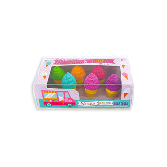 Ooly Fun Scented Erasers & Sharpener Set Creative Designs | Stationery