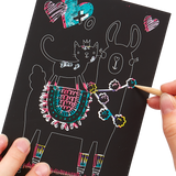 Ooly Mini Scratch & Scribble Art Kit, 7 Piece Activity Set