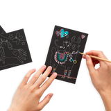 Ooly Mini Scratch & Scribble Art Kit, 7 Piece Activity Set