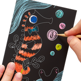 Ooly Mini Scratch & Scribble Art Kit, 7 Piece Activity Set
