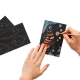 Ooly Mini Scratch & Scribble Art Kit, 7 Piece Activity Set