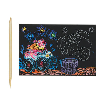 Ooly Mini Scratch & Scribble Art Kit, 7 Piece Activity Set
