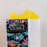 Ooly Mini Scratch & Scribble Art Kit, 7 Piece Activity Set