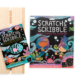 Ooly Mini Scratch & Scribble Art Kit, 7 Piece Activity Set