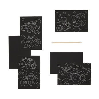 Ooly Mini Scratch & Scribble Art Kit, 7 Piece Activity Set