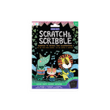 Ooly Mini Scratch & Scribble Art Kit, 7 Piece Activity Set