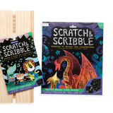 Ooly Mini Scratch & Scribble Art Kit, 7 Piece Activity Set