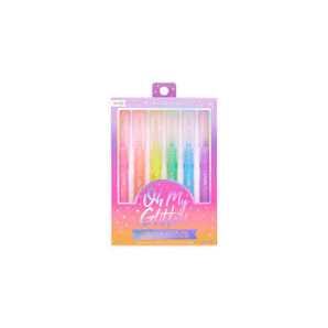Ooly Oh My Glitter! Highlighters Set Of 6 | Stationery