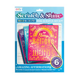 Ooly Scratch And Shine Foil Art Kit - Creative Activity Set