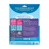 Ooly Scratch And Shine Foil Art Kit - Creative Activity Set